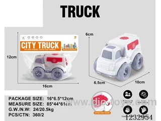 Free wheel cartoon car