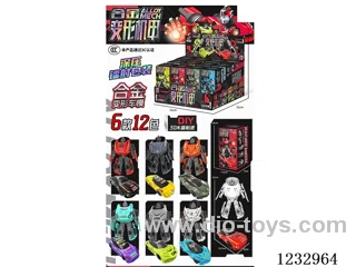 Crystal Sticker Alloy Transforming Mecha