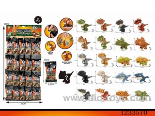 20PCS finger-biting dinosaur blind bag hanging board