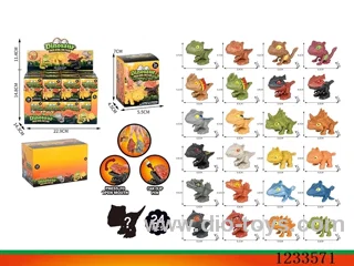 Mini finger-biting dinosaur boxed set 24PCS