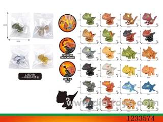 Mini finger-biting dinosaur bagged set