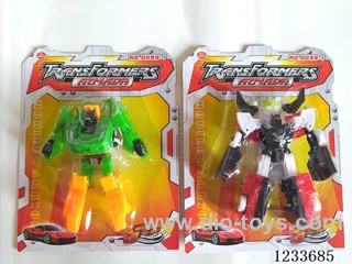 Solid Color Transforming Robot (2 types, 4 colors)