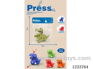 Pressure-Activated Dinosaur (4-Color Mixed Pack)