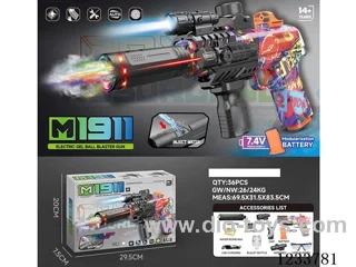 M1911 Spray Light B/O Water Gun