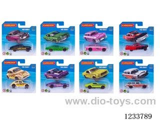 1:64 Alloy Free Wheel Retro Car