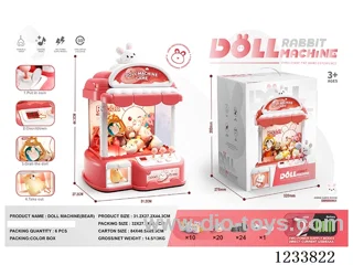 claw machine （10dolls+ 20capsule toys+24coin）