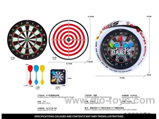 6-inch double-sided magnetic target dart board set