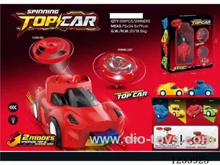 Inertial Collision Spinning Top Car