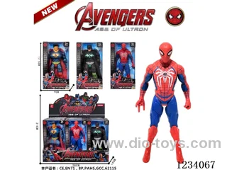 12PCS 17CM Avengers with Lights (3 mixed models)