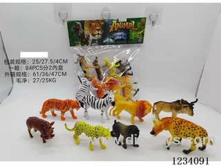 PVC animal set