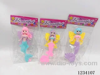 8.5-inch Solid Mermaid Barbie with Butterfly