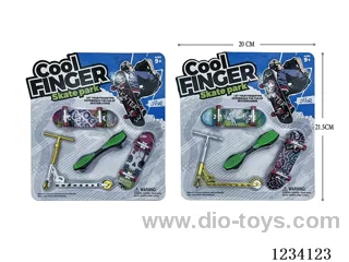 Finger skateboard set, mixed colors