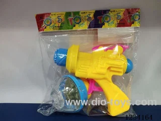 Winding Light Spinning Top (battery included, space gun launcher)