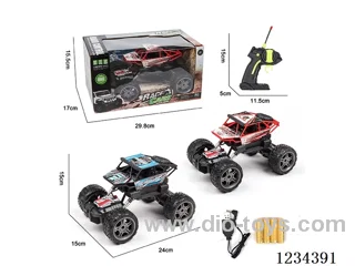 1:16 4ch RC Crawler 2 Models mixed Included Battery