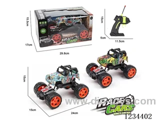 1:16 4ch Wrangler RC Crawler 2 models mixed
