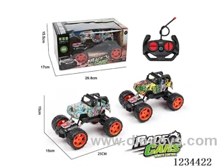 1:16 4ch Wrangler RC Crawler 2 models mixed