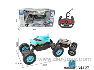 1:16 4ch RC Off-Road Crawler with Lights, 2 Colors Mixed, Battery Included