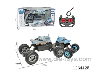 1:16 4ch RC Off-Road Crawler with Lights, 2 Colors Mixed