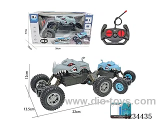 1:16 4ch RC Off-Road Crawler with Lights, 2 Colors Mixed, Battery Included