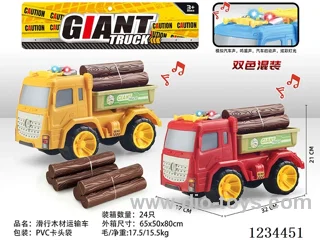 Free wheel timber transport car