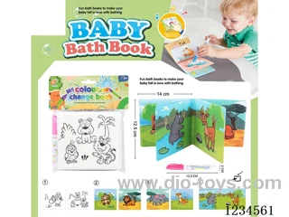 Color-changing Early Education EVA Bath Book with BB Sound