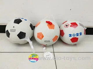 Inflatable 8-inch rubber soccer ball