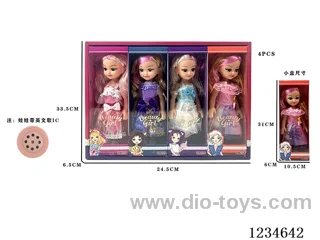10-inch empty body doll with IC 4PCS
