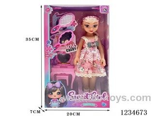14-inch Empty Body Doll with English Song IC + Accessories