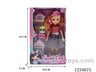 14-inch Empty Body Doll with English Song IC + Accessories