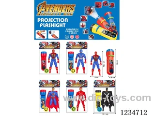 Projection flashlight with doll set