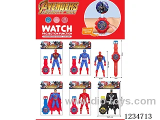 Projection electronic watch with doll set