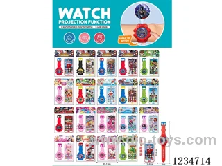 Projection electronic watch with mobile phone set