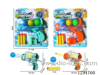 soft bullet gun 2 colors mixed