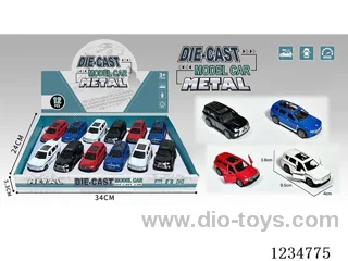 1:43 pull back alloy car 12PCS
