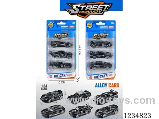 1:64 free wheel alloy car 2 mixed