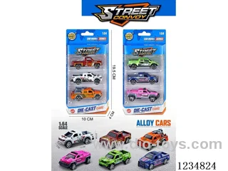 1:64 free wheel alloy car 2 mixed