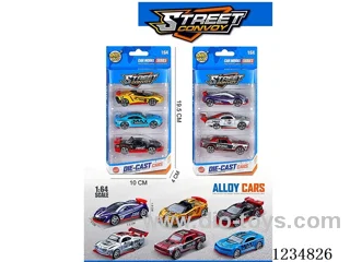1:64 free wheel alloy car 2 mixed