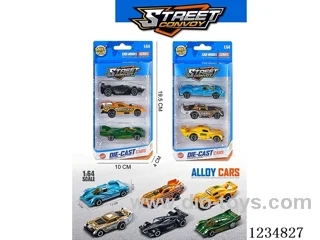 1:64 free wheel alloy car 2 mixed