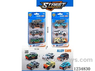 1:64 free wheel alloy car 2 mixed