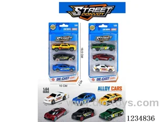 1:64 free wheel alloy car 2 mixed