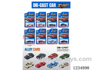 1:64 free wheel alloy car 8 mixed