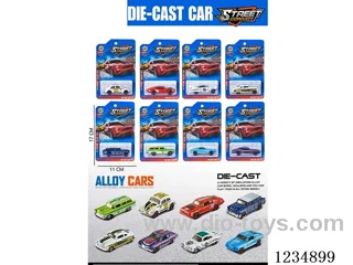 1:64 free wheel alloy car 8 mixed