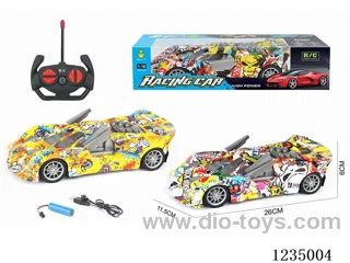 1:16 4ch 27MHZ rc car included battery