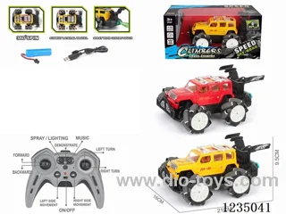 10ch rc stunt car W L/M/spray included battery