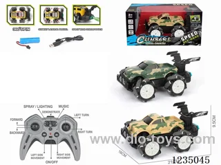 10ch rc stunt car W L/M/spray included battery