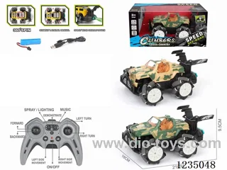 10ch rc stunt car W L/M/spray included battery