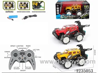 10ch rc stunt car W L/M/spray included battery