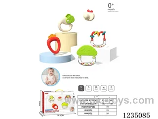 Baby Hand Rattle 5PCS (Boilable)