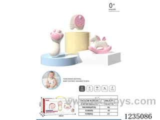 Baby Hand Rattle 3PCS (Boilable)