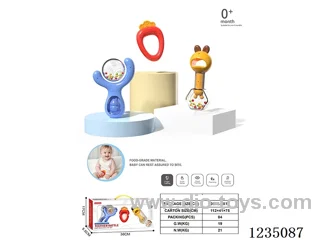 Baby Handheld Rattle 3PCS (Boilable)